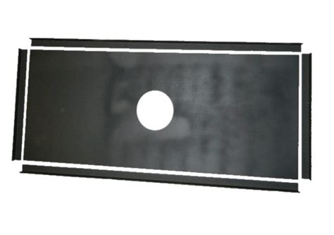 fabricating metal fireplace register closure plate|chimney register plate fitting.